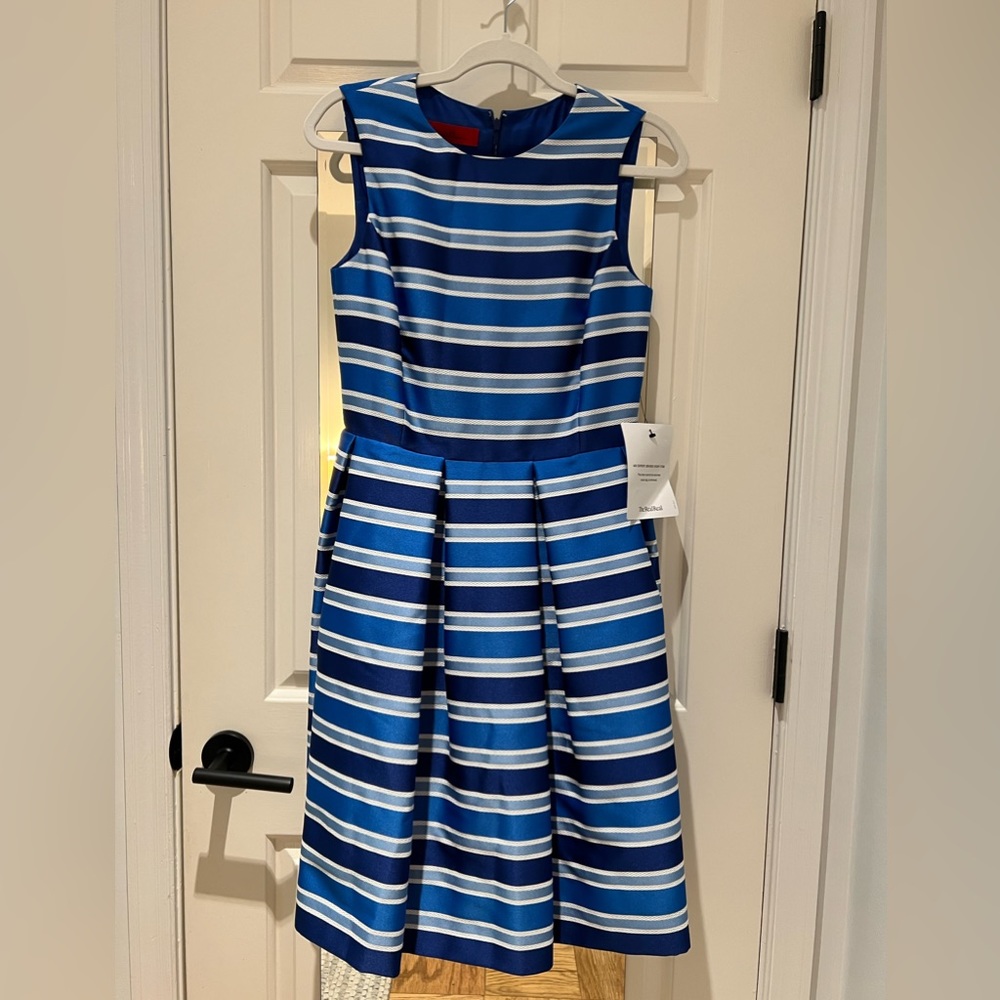 Carolina Herrera blue midi dress